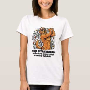 Golf Retriever Dad Athletic Shirt