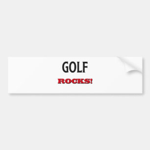 Golf Rocks Bumper Sticker