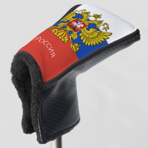 Golf Russia & Russian Flag / Golf Clubs Covers