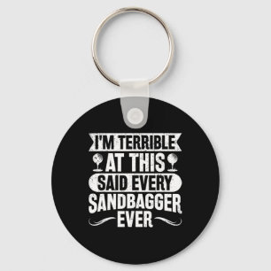 Golf Sandbagger Keychain