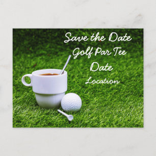Golf  Save the Date for Golfer Party  Postcard