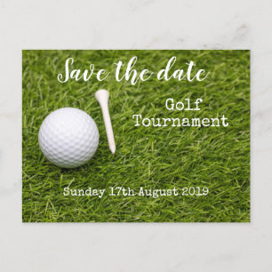 Golf Save the date Golf Tournament Announcement Postcard