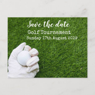 Golf Save the date Golf Tournament  Announcement Postcard