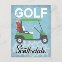 Golf Scottsdale Arizona - Retro Vintage Travel