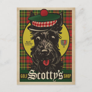 Golf Scotty's Shop Postcard