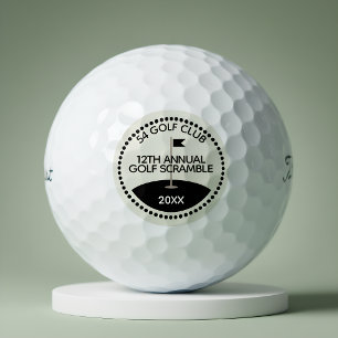 Golf Scramble Club Name Balls