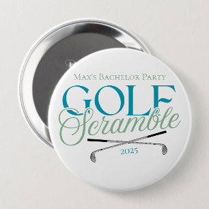Golf Scramble – Fun Golf-Themed Bachelor Party 4 Inch Round Button