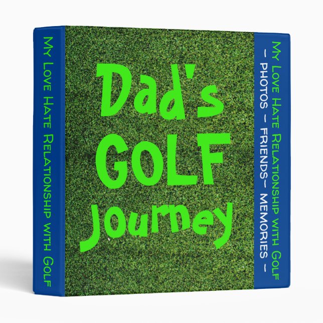Golf Scrapbook Binder (Front/Spine)