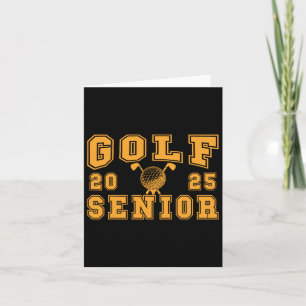 Golf Senior Night Golf Senior 2025 Graduation 14 Card