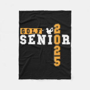 Golf Senior Night Golf Senior 2025 Graduation 15  Fleece Blanket