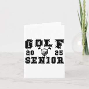 Golf Senior Night Golf Senior 2025 Graduation 56 Card
