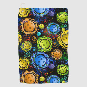 Golf Serviette à sueur Motif de Neon Pickleball