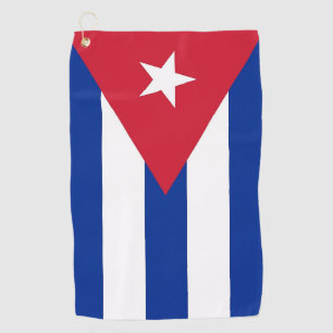 Golf Serviette avec drapeau de Cuba