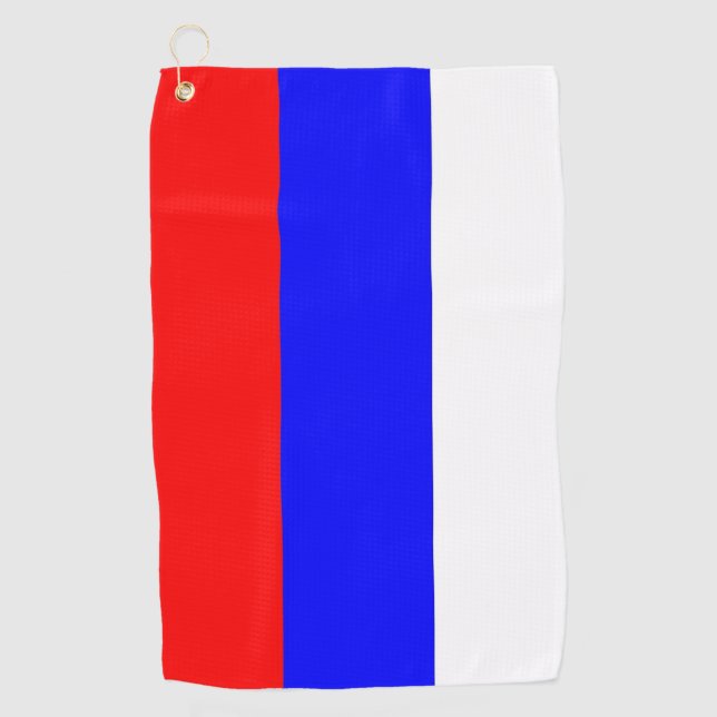 Golf Serviette avec drapeau de la Russie (Devant)