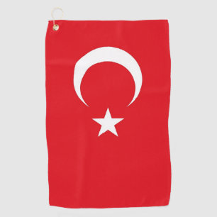 Golf Serviette avec drapeau de la Turquie