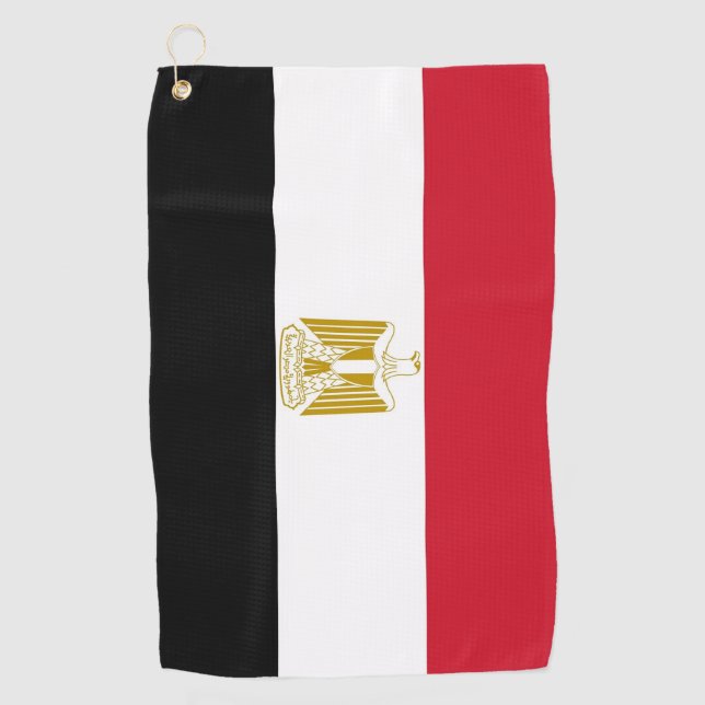 Golf Serviette avec drapeau d'Egypte (Devant)