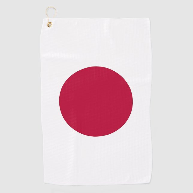 Golf Serviette avec drapeau du Japon (Devant)