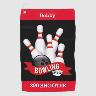 Golf Serviette de Bowling Pro personnalisée