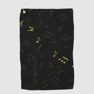 Golf Serviette de golf,musique, ensemble,maison, notes,