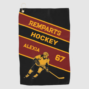Golf Serviette de patinage de hockey personnalisée