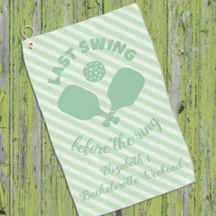 Golf Serviette de week-end pour célibataire de pickleba