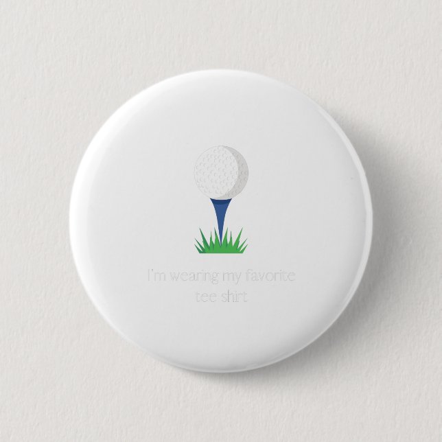 Golf Shirt 2 Inch Round Button (Front)