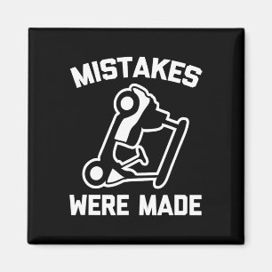 Golf Shirt Mistakes Were Made (golf Cart) Funny Go Magnet