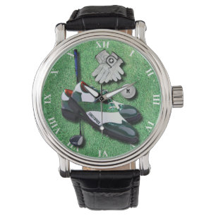 Golf Shoes Ball Gloves Club Driver With Your Name Watch