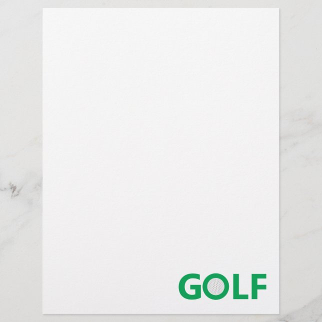Golf sign (Front)