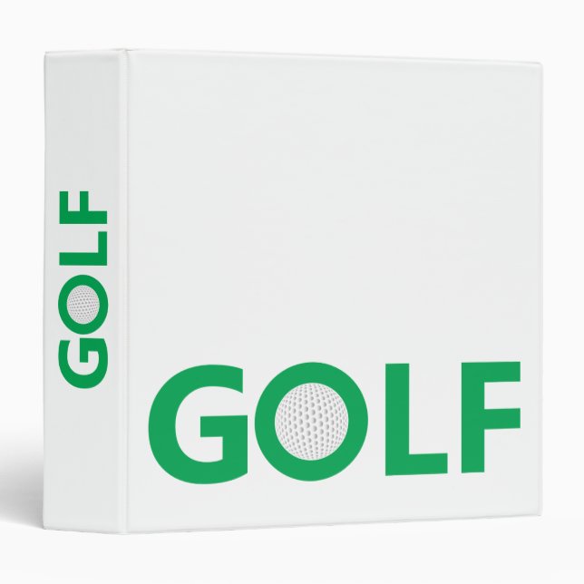 Golf sign binder (Front/Spine)