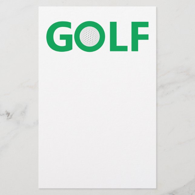 Golf sign flyer (Front)