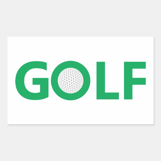 Golf sign sticker (Front)