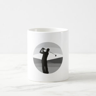 Golf Silhouette Coffee Mug