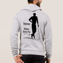 Golf Silhouette, Male, Name, Text