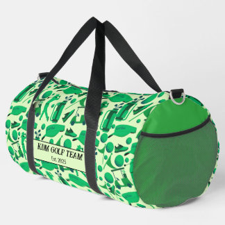 Golf Silhouette Pattern Classic branding buisness  Duffle Bag