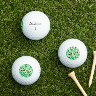 Golf Silhouette Pattern Classic Branding buisness  Golf Balls