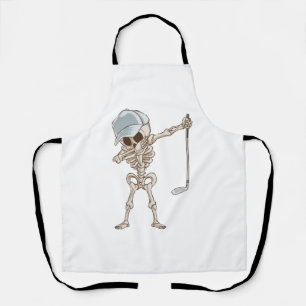 Golf Skeleton Apron