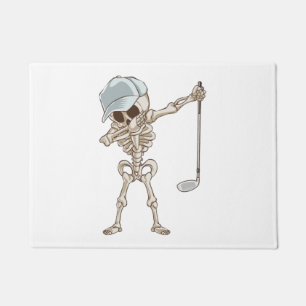 Golf Skeleton Doormat