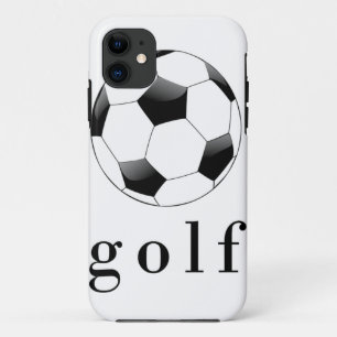 Golf Soccer Ball Funny Sports T-Shirt iPhone 11 Case