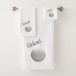 Golf Sport Bath Towel Set
