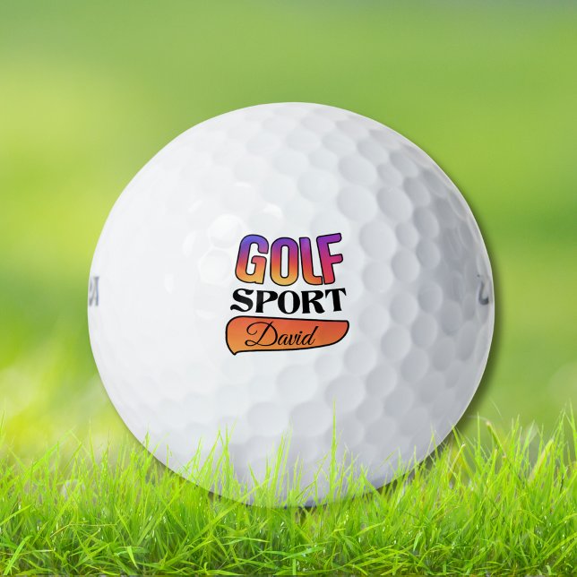 Golf sport david personnalisable balle de golf (Créateur téléchargé)