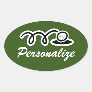 Golf sport stickers for Birthday party and more
