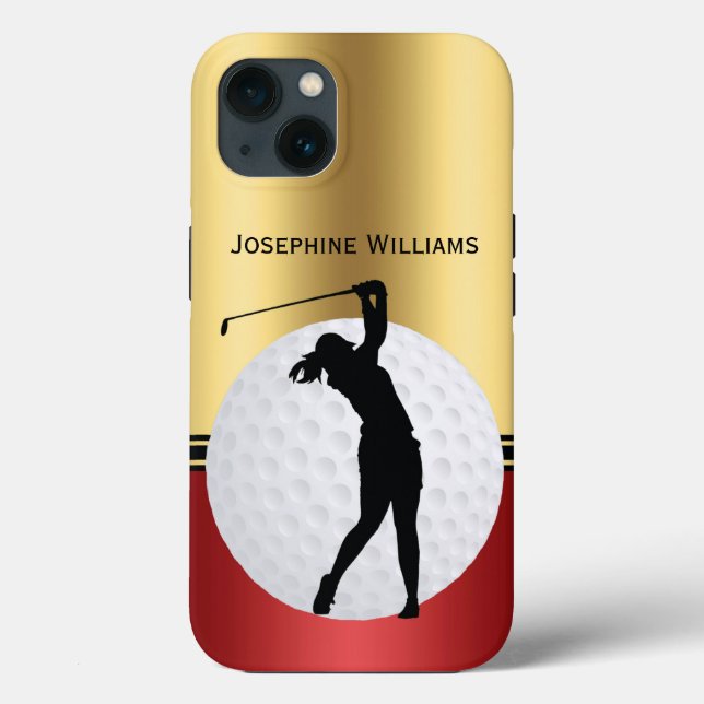 Golf Sports Emphasis Elegant Phone Case female (Back)