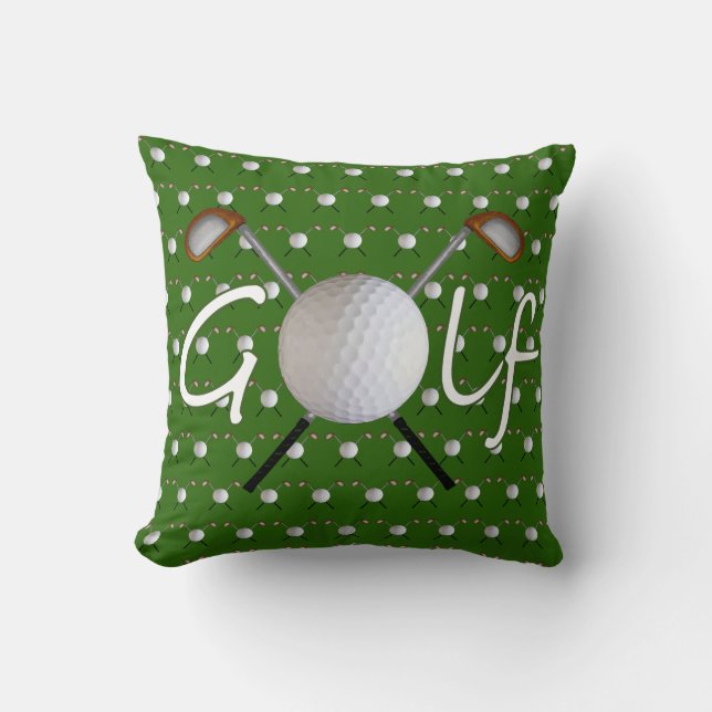 Golf Square Pillow (Front)