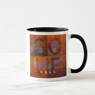 Golf (“Squares” Collection) Mug