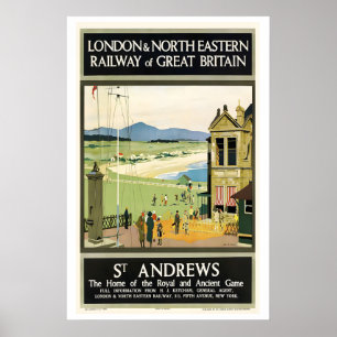 Golf St Andrews The Home of The Royal and Ancient Poster