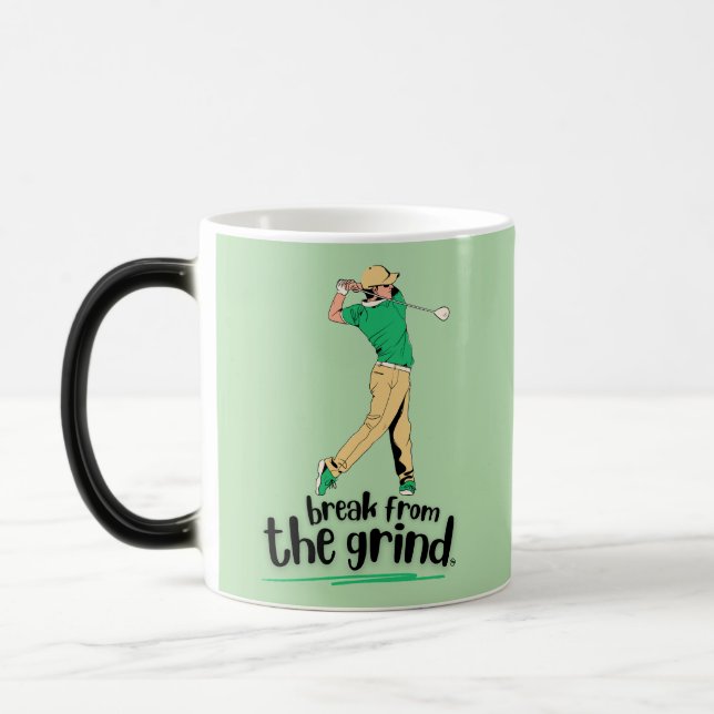 Golf Swing Coffee Mug (Left)