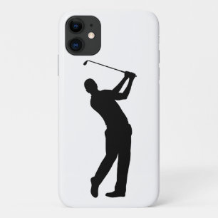 Golf Swing Silhouette iPhone 11 Case