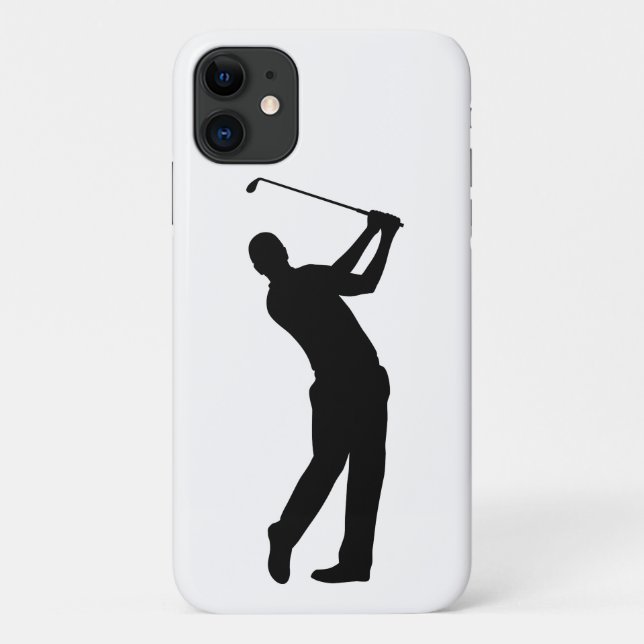 Golf Swing Silhouette Case-Mate iPhone Case (Back)