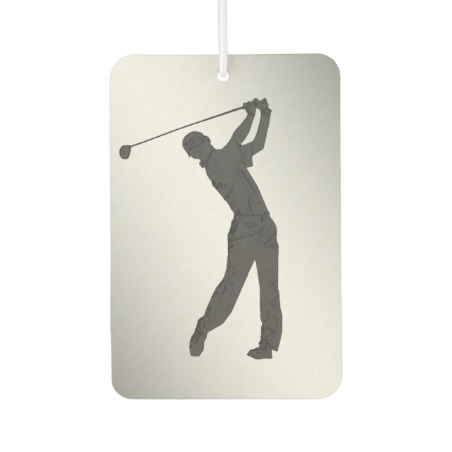 Golf Swinger Customizable Air Freshener (Front)